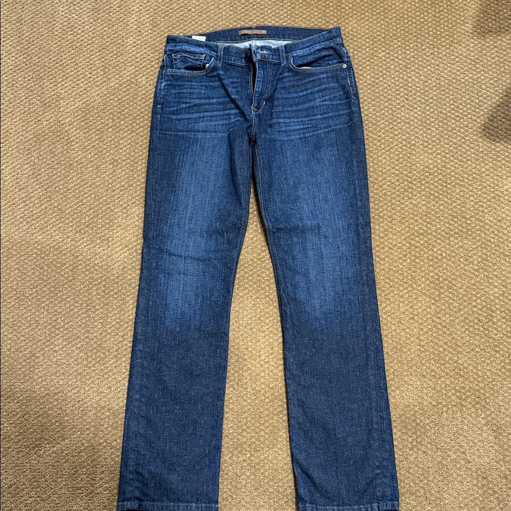 Joe's Jeans Dark Blue Straight Leg Denim